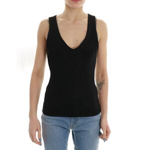 TOP LUREX NERO